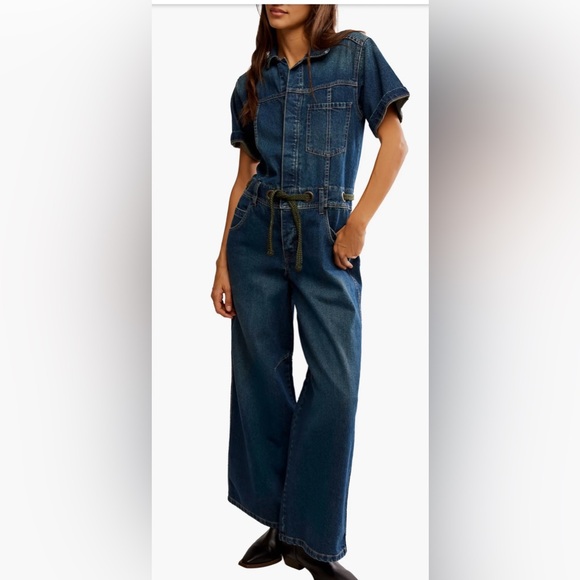 We The Free Denim - We the Free Edison Wide Leg Jumpsuit